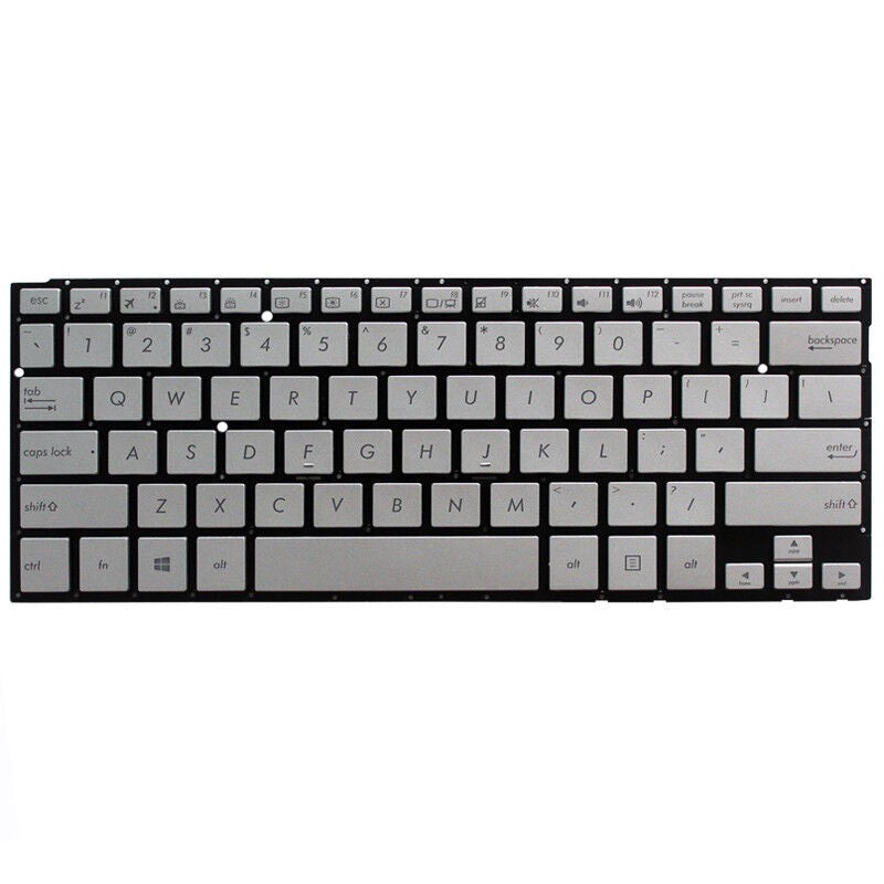 Tastatura laptop pentru Asus Q302L Q302LA P302LJ TP300 TP300L TP300LA TP300LD argintiu, US International, fără iluminare, fără NumPad