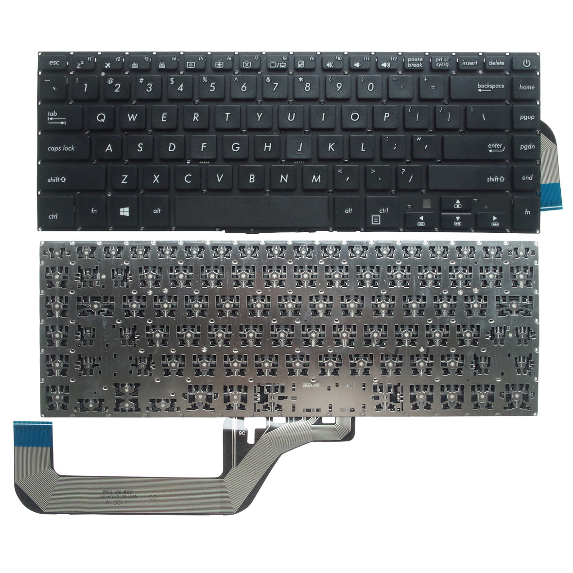 Tastatura laptop pentru Asus A505Z A505ZA X505 X505B X505BA X505BP K505ZA K505BP K505B, US International, fără iluminare, fără NumPad