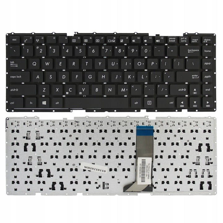 Tastatura laptop pentru Asus R455L R409C R455W R454W Y483L W419 W419L W409L K455L F455L, US International, fără iluminare, fără NumPad