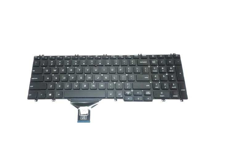 Tastatura laptop pentru Dell Latitude 5500 5501 5510 5511 Precision 3540 3541 3550 3551 PK132FA3A10 SG-97600-X3A, US International, fără iluminare, cu NumPad