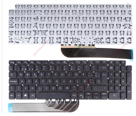 Tastatura laptop pentru Dell 15 7590 5584 5590 5593 5594 5598, US International, fără iluminare, cu NumPad