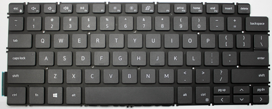 Tastatura laptop pentru Dell Latitude 3410 3311 3410 Inspiron 5406 P126G 5000 7391 P113G 7000 7300 5400 Vostro 5402 5401 no frame, Nordic, fără iluminare, fără NumPad