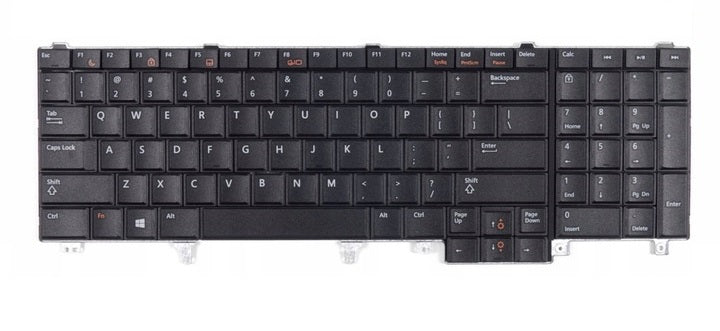Tastatura laptop pentru Dell E5520 E5520M E6520 Precision M4700 M6600 PK130WR3A14 04RNXY 4RNXY NSK-LEBUC, US International, fără iluminare, cu NumPad