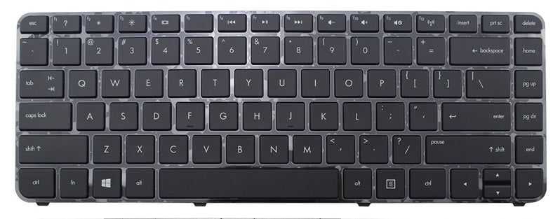 Tastatura laptop pentru HP DV4-5000 cu rama, US International, fără iluminare, fără NumPad