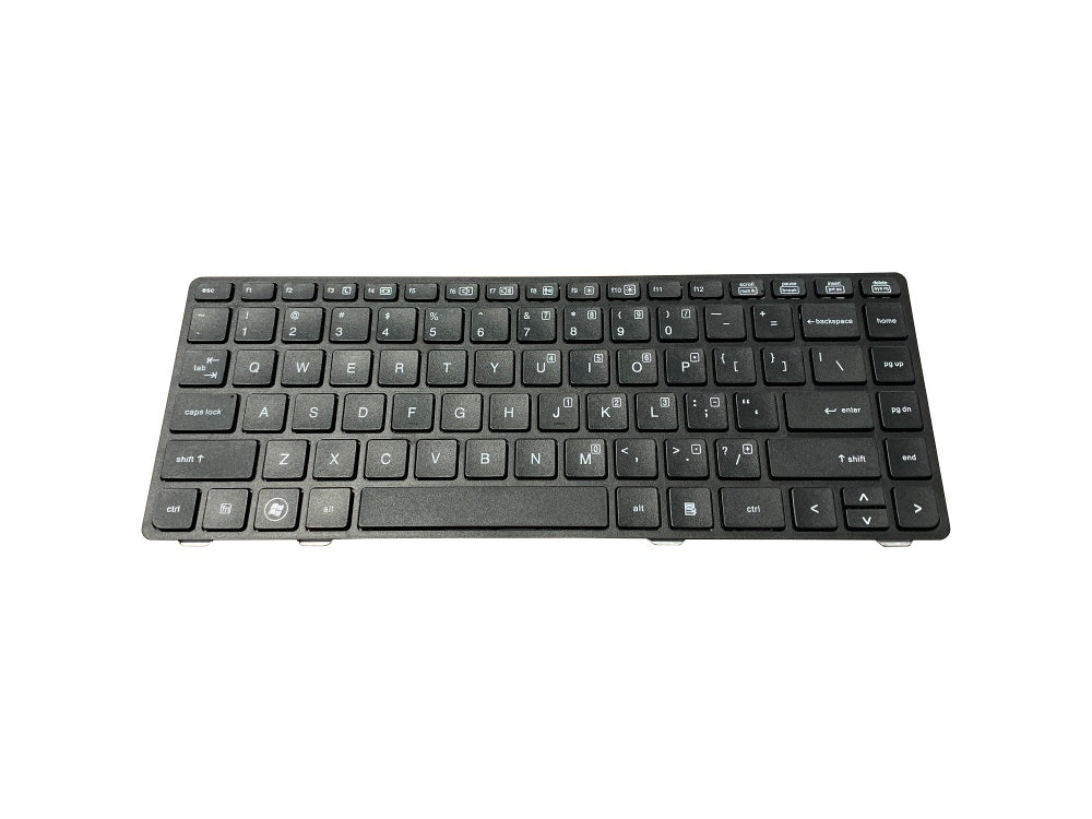 Tastatura laptop pentru HP Probook 6460B 6465B 6470B 6475B 8460P 8460w 8470w cu rama, US International, fără iluminare, fără NumPad