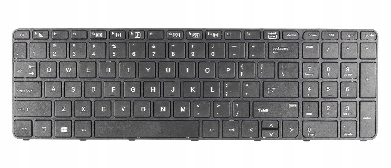 Tastatura laptop pentru HP ProBook 450 G3 455 G3 450 G4 470 G3 455 G4 470 G4 650 G2 650 G3 655 G2 655 G3, US International, fără iluminare, cu NumPad