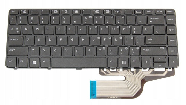 Tastatura laptop pentru HP PROBOOK 430 G3 430 G4 440 G3 440 G4 445 G3 640 G2 645 G2 cu rama, US International, fără iluminare, fără NumPad