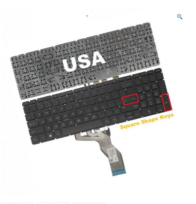 Tastatura laptop pentru HP 250 255 256 G6, US International, fără iluminare, cu NumPad