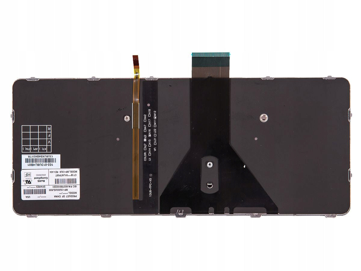 Tastatura laptop pentru HP EliteBook X2 Folio 1011 1020 G1 1030 G1backlit, US International, iluminată, fără NumPad