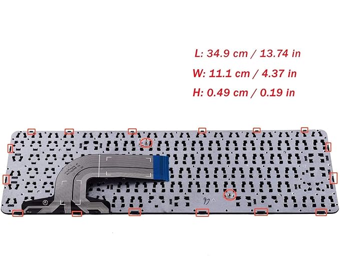 Tastatura laptop pentru HP Probook 350 G1 350 G2 355 G1 355 G2 model B, US International, fără iluminare, cu NumPad