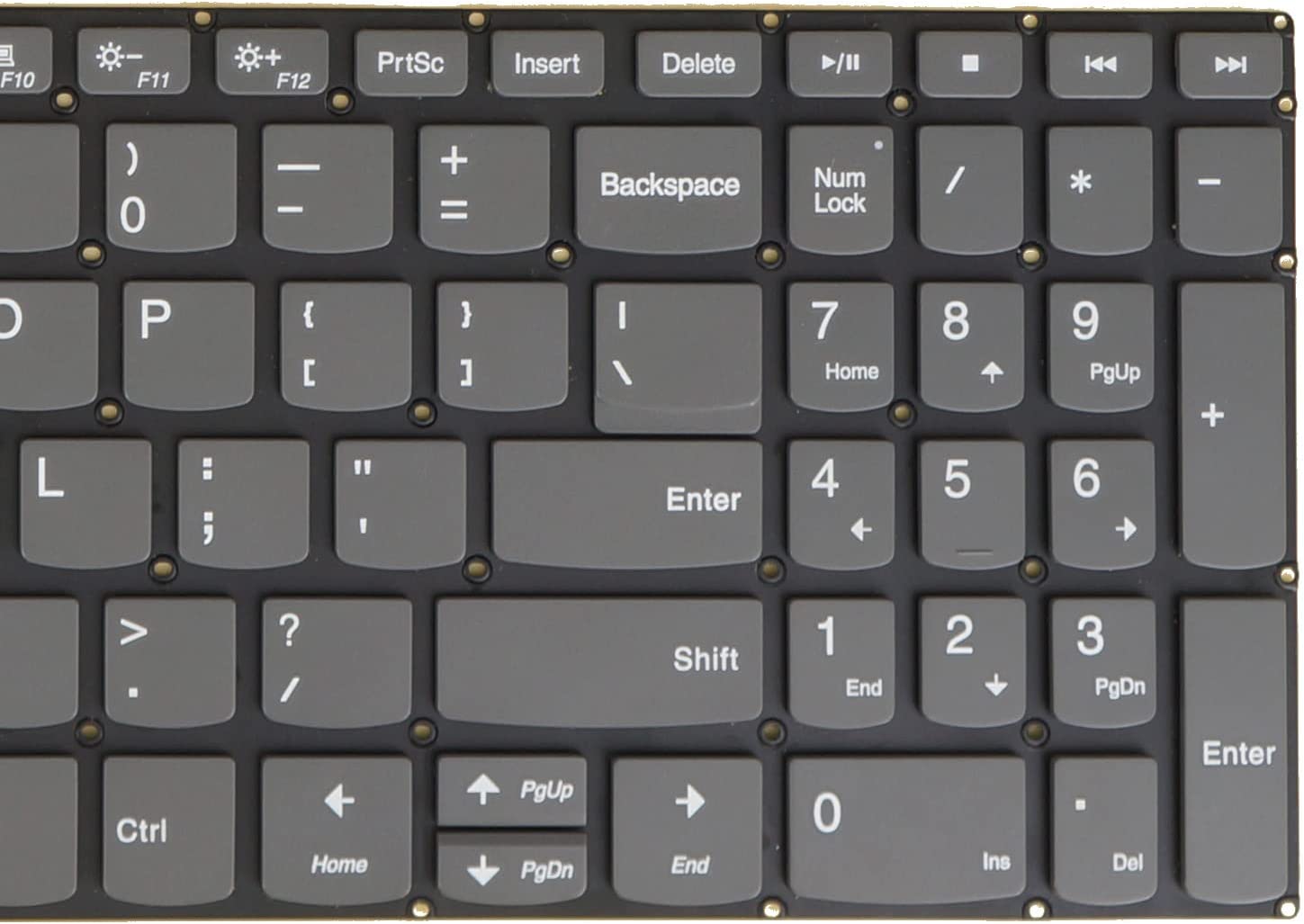Tastatura laptop pentru Lenovo IdeaPad 320-15ISK 320-15IKB fara buton power, US International, fără iluminare, cu NumPad