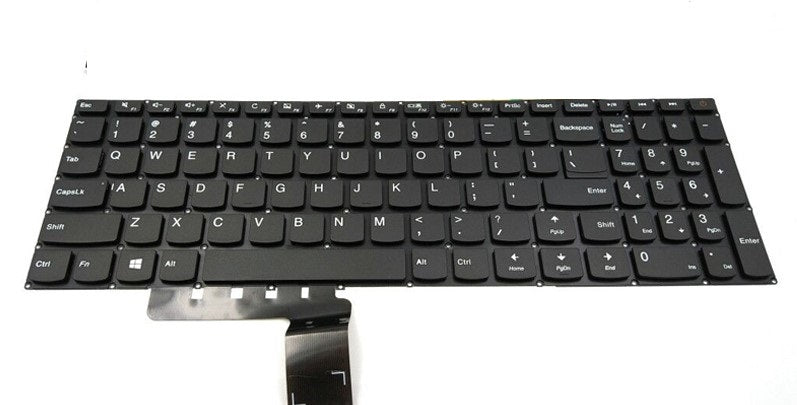 Tastatura laptop pentru Lenovo IdeaPad 310-15 110-15 110-15ISK 510-15ISK 510 310 cu buton power, US International, fără iluminare, cu NumPad
