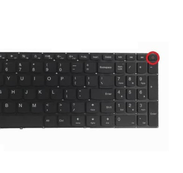 Tastatura laptop pentru Lenovo IdeaPad 310-15 110-15 110-15ISK 510-15ISK 510 310 cu buton power, US International, fără iluminare, cu NumPad