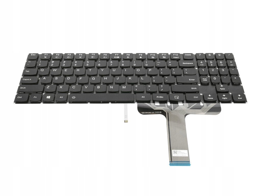 Tastatura laptop pentru Lenovo Legion Y540-15IRH Y540-17IRH neagra iluminata, US International, fără iluminare, cu NumPad
