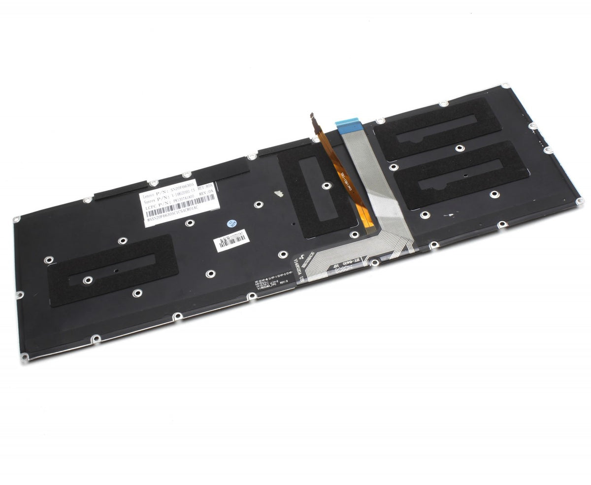Tastatura laptop pentru Lenovo Yoga 3 Pro 1370 IdeaPad Yoga 3 Pro 13 fara rama iluminata, US International, iluminată, fără NumPad