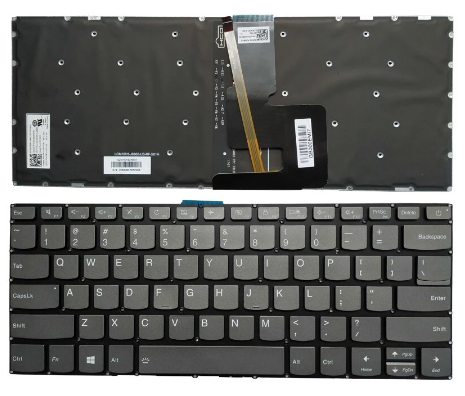 Tastatura laptop pentru Lenovo IdeaPad 320-14AST 320-14IAP iluminata, US International, iluminată, fără NumPad