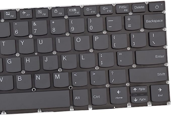 Tastatura laptop pentru Lenovo IdeaPad 120S-11 120S-11IAP S130-11IGM US 130S-11IGM cu buton power, US International, fără iluminare, fără NumPad
