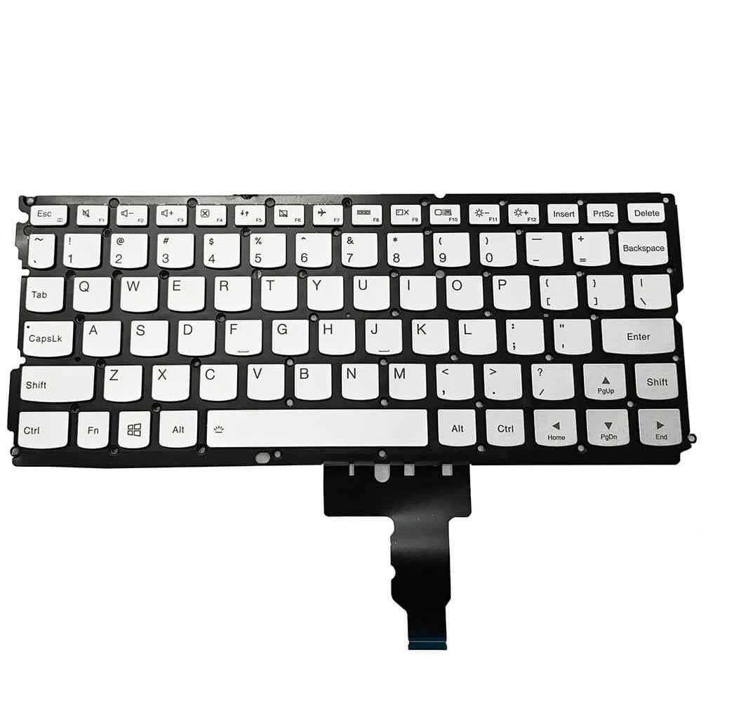 Tastatura laptop pentru Lenovo Yoga 4s 900s 900S-12ISK silver us, US International, iluminată, fără NumPad