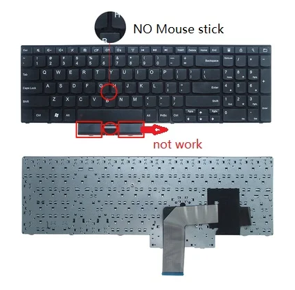 Tastatura laptop pentru Lenovo ThinkPad Edge E520 E520s E525 Series fara trackpointer, US International, fără iluminare, cu NumPad