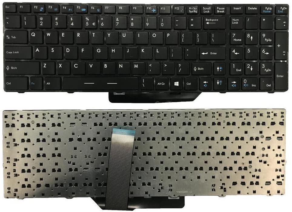 Tastatura laptop pentru MSI GE60 GE70 GP60 GP70 CR61 CR70 CX70 GX780 V139922CK1 V139922IK1 V123322CK1 V123322IK1, US International, fără iluminare, cu NumPad