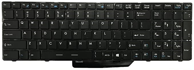 Tastatura laptop pentru MSI GE60 GE70 GP60 GP70 CR61 CR70 CX70 GX780 V139922CK1 V139922IK1 V123322CK1 V123322IK1, US International, fără iluminare, cu NumPad