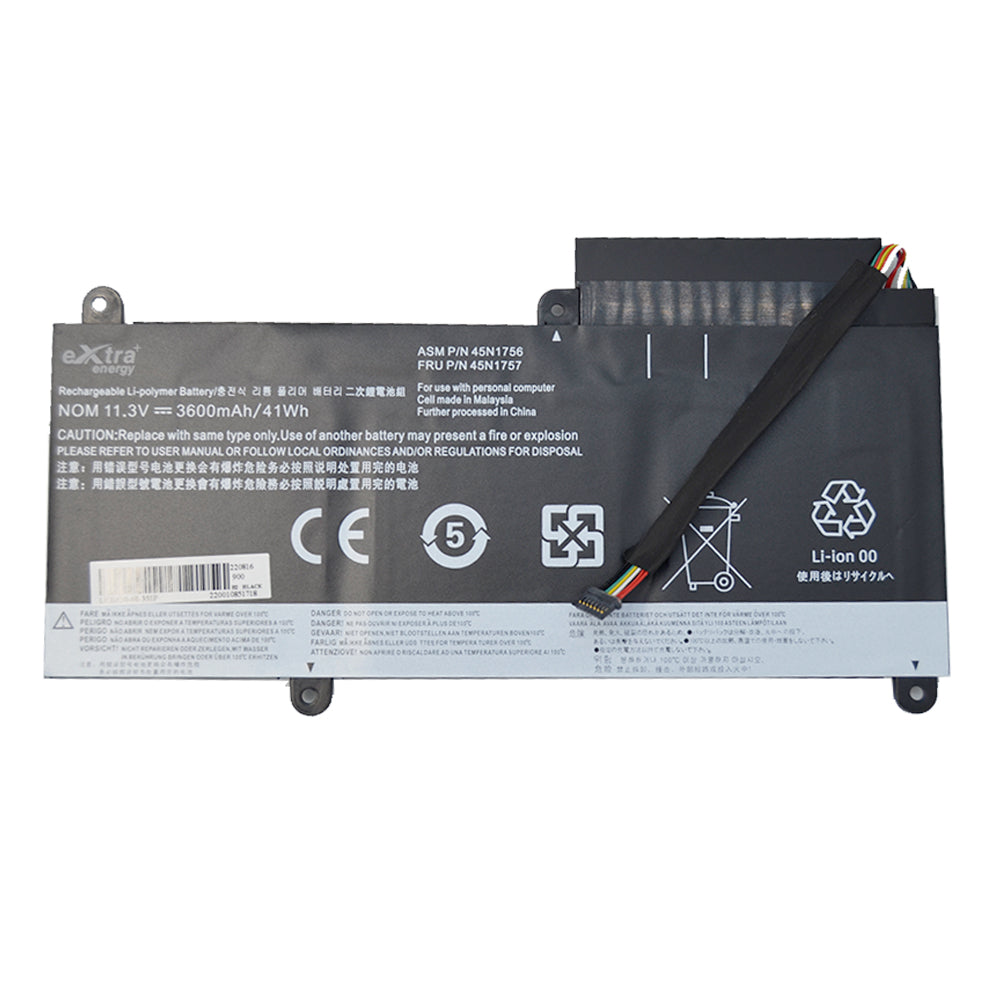 Baterie laptop Lenovo ThinkPad E450 E450C E455 E460 E465 E475 E470 E460C 45N1754 45N1755, 3 celule, 3600mAh, 11.3V, Li-Polymer