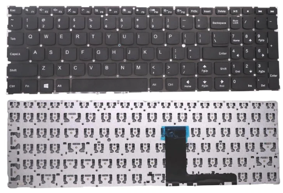 Tastatura laptop pentru Lenovo IdeaPad 110-15ISK 110-17IKB V110-17ISK V310-15IKB V510-15IKB no power button, Nordic, fără iluminare, cu NumPad
