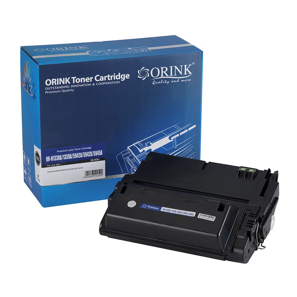 Toner compatibil HP Q1338A, HP 38A, Q1339A, HP 39A, Negru, 20000 pagini