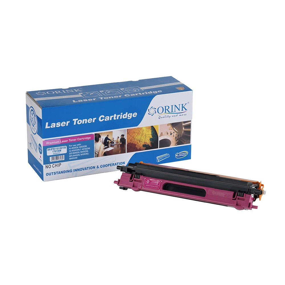 Toner compatibil Brother TN115, TN135, TN155, TN175, Magenta, 4000 pagini