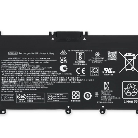 Baterie laptop HP Pavilion 15-EG 15-EH 15T-EG 15Z-EH 17-CN 17-CP 17S-CU 17T-CN 17Z-CP HW03, 3 celule, 4150mAh, 11.4V, Li-Polymer