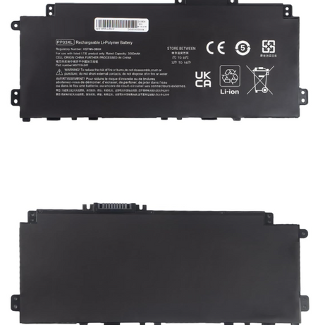 Baterie laptop HP Pavilion x360 13-BB 14-DV 14-DW 14M-DW 14-DK HSTNN-LB8S HSTNN-DB9X PP03, 3 celule, 3400mAh, 11.55V, Li-Polymer