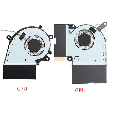 Set 2 coolere procesor laptop Asus ROG Strix ROG Strix G17 G731G G731GV G731GW G731 13NR01Q0P04011 12V
