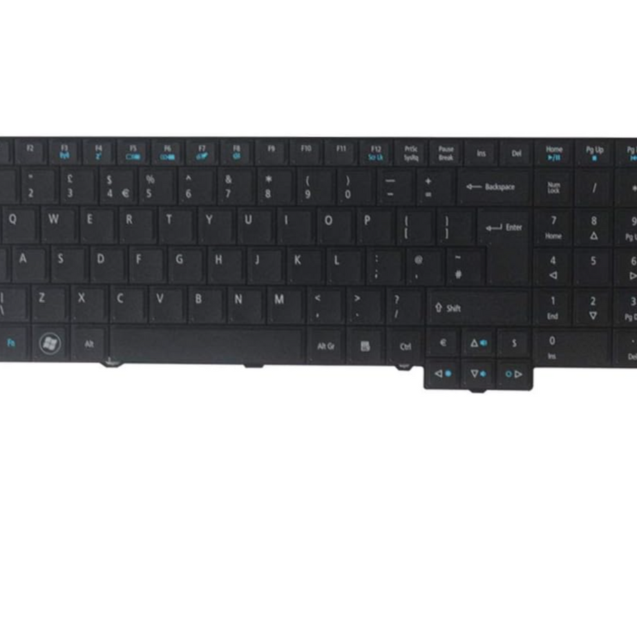 Tastatura laptop pentru Acer TravelMate 5760 7750 model UK, UK, fără iluminare, fără NumPad