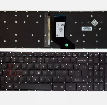 Tastatura laptop pentru Acer Aspire V15 VN7-593 VN7-593G V17 VN7-793 VN7-793G VX15 VX5-591 VX5-591G 32 pin iluminata, UK, iluminată, cu NumPad
