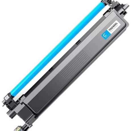 Toner compatibil Brother TN248XLC pentru Brother MFC L3760CDW, Brother L8340CDW și Brother L8390CDW, Cyan, 2.300 pagini