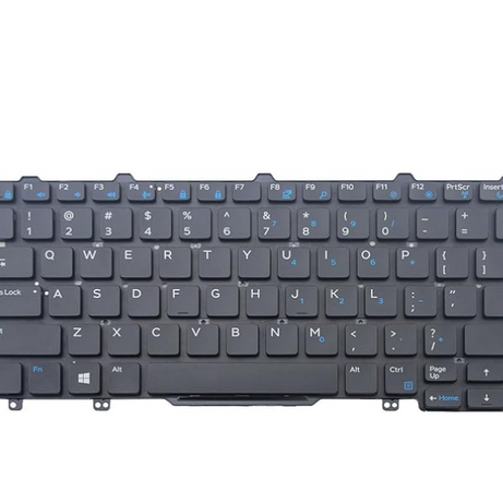 Tastatura laptop pentru Dell Latitude E5250 E5270 E7250 E7270 PK131DK3A00, US International, fără iluminare, fără NumPad