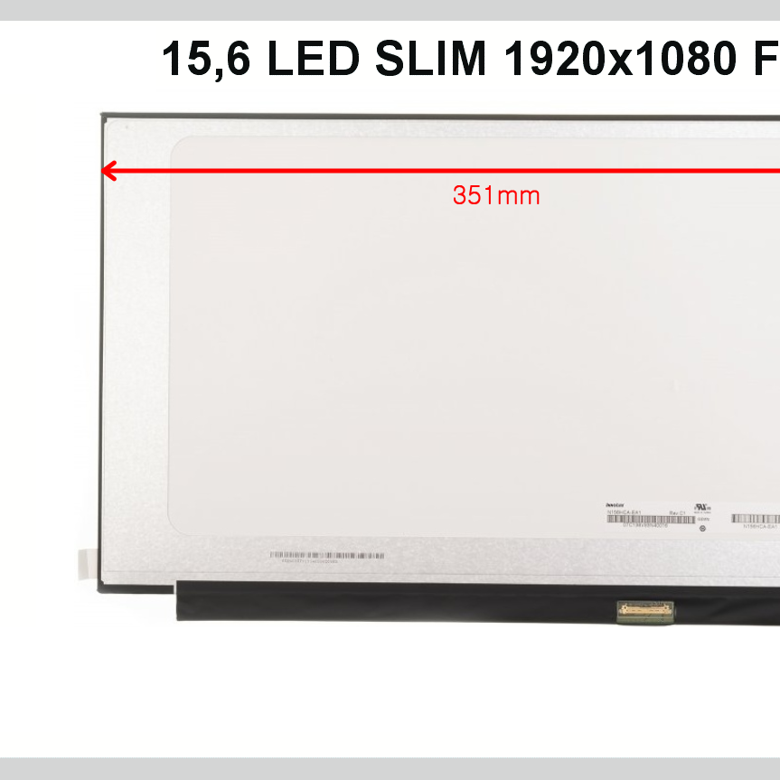 Display laptop 15.6 inch 1920x1080 Full HD IPS NV156FHM-N48 fara prinderi 30pin