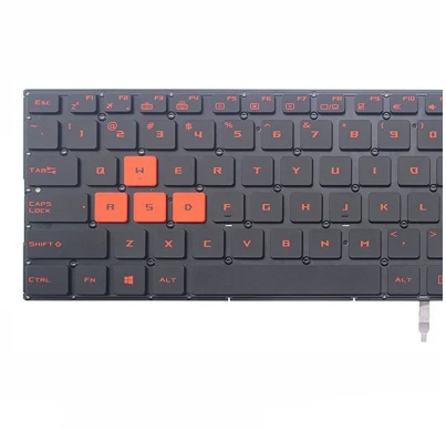 Tastatura laptop pentru Asus ROG Strix GL502V GL502VM GL502VS GL502VT GL502VY GL702VT GL702VS GL702VM GL702 GL702ZC, US International, iluminată, cu NumPad