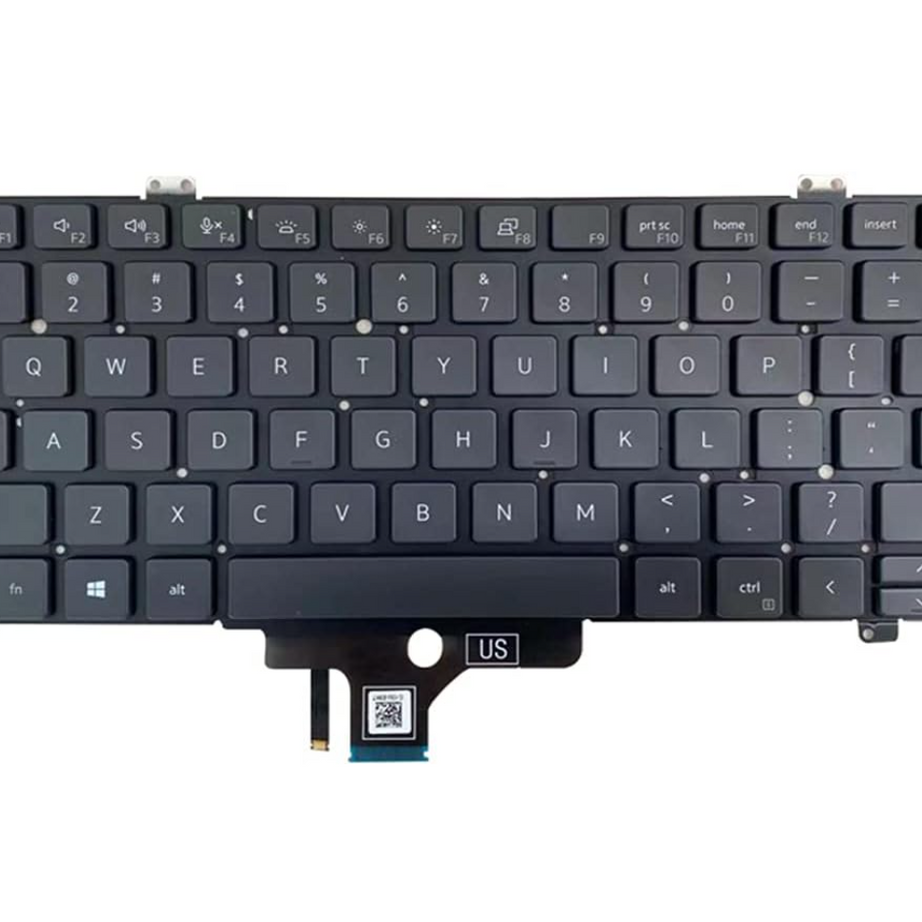 Tastatura laptop pentru Dell Latitude 7420 7410 5420 backlit, US International, iluminată, fără NumPad