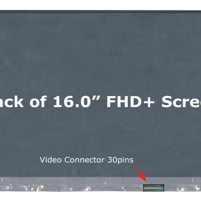 Display laptop 16.0 inch subtire 190x1200 NV160WUM-N48 60Hz 30 pini fara prinderi