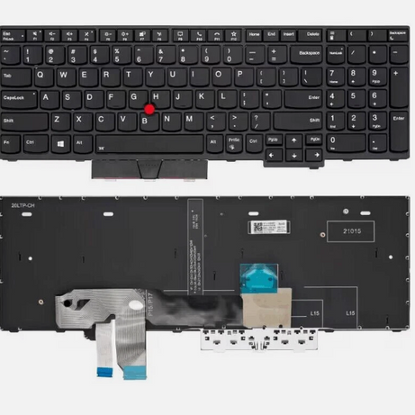 Tastatura laptop pentru Lenovo ThinkPad P17 P15 T15g Gen 1 iluminata, US International, iluminată, cu NumPad