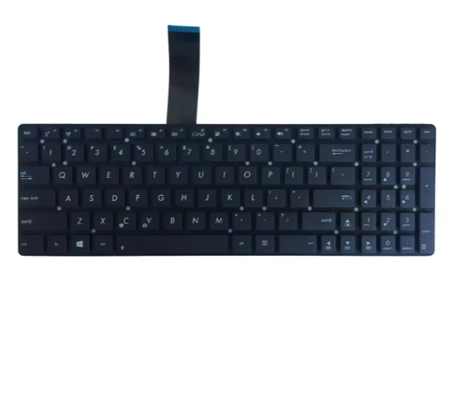 Tastatura laptop pentru Asus X751 X751L X751LA X751LAV X751LD X751LDV X751LK X751LN X751MJ X751 X751L X751LA X751M X751MA X751S X751SA X751N X751NA K751L, US International, fără iluminare, cu NumPad