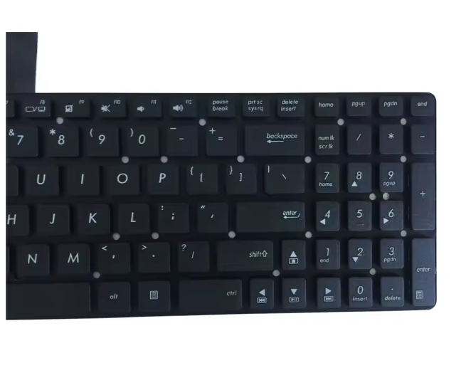 Tastatura laptop pentru Asus X751 X751L X751LA X751LAV X751LD X751LDV X751LK X751LN X751MJ X751 X751L X751LA X751M X751MA X751S X751SA X751N X751NA K751L, US International, fără iluminare, cu NumPad