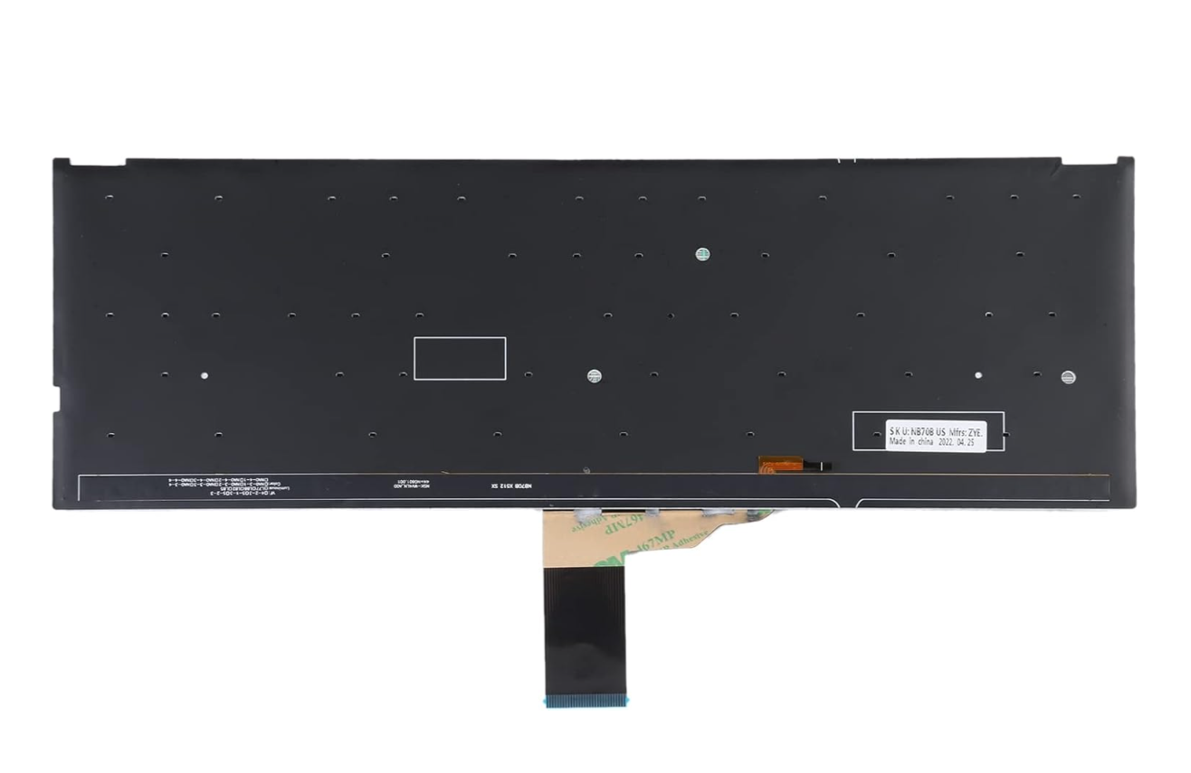 Tastatura laptop pentru Asus Vivobook X512D X512DA X512DK X512J X512JA X512JP F512 Y5200FB V5000 iluminata, US International, fără iluminare, cu NumPad