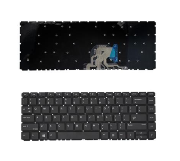 Tastatura laptop pentru HP ProBook 440 G6 445 G6 445R G6 440 G7 L44589-001, US International, fără iluminare, fără NumPad