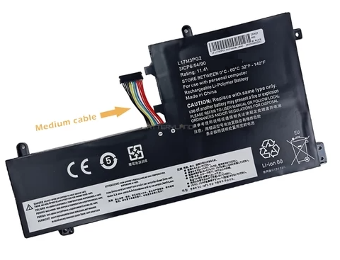 Baterie laptop Lenovo Legion Y7000-2019 Y7000P-1060 Y530-15ICH-1060 Y540-2 15IRH Y540-17IRH L17C3PG2 L17M3PG2 L17C3PG1 cablu mediu, 3 celule, 4650mAh, 11.4V, Li-Polymer