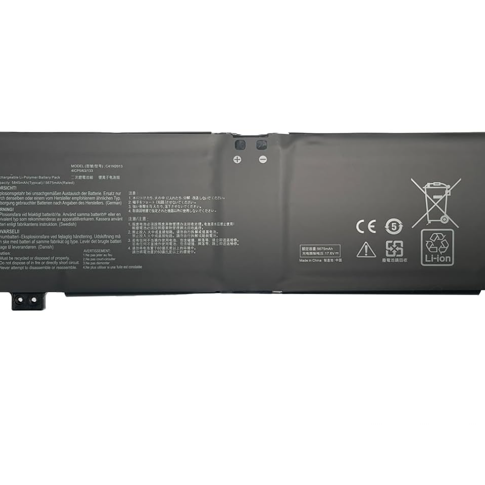 Baterie laptop Asus ROG Zephyrus G15 G513 G513QR G513QY G533 G533QS GA503 GA503QM G17 G713 G733 Zephyrus M16 GU603 S17 GX703 C41N2013, 4 celule, 4900mAh, 15.2V, Li-Polymer