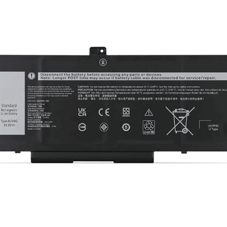 Baterie laptop Dell Latitude 5420 5520 Precision 3560 075X16 RJ40G type B, 4 celule, 3000mAh, 15.2V, Li-Polymer