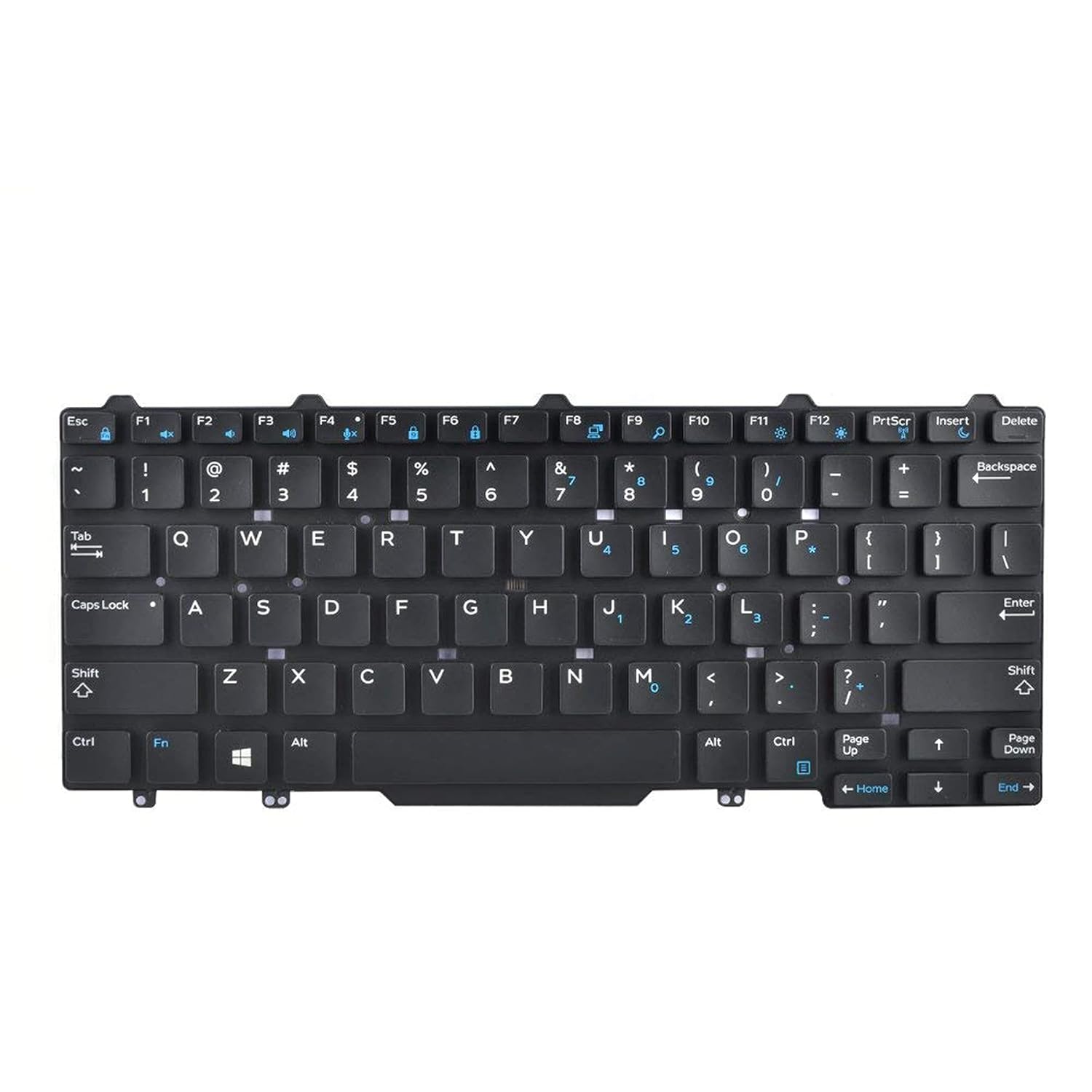 Tastatura laptop pentru Dell Latitude E5450 E5470 E7450 E7470 7480 7490 5480 5488 3340 3350 94F68 no dual pointing, Nordic, fără iluminare, fără NumPad