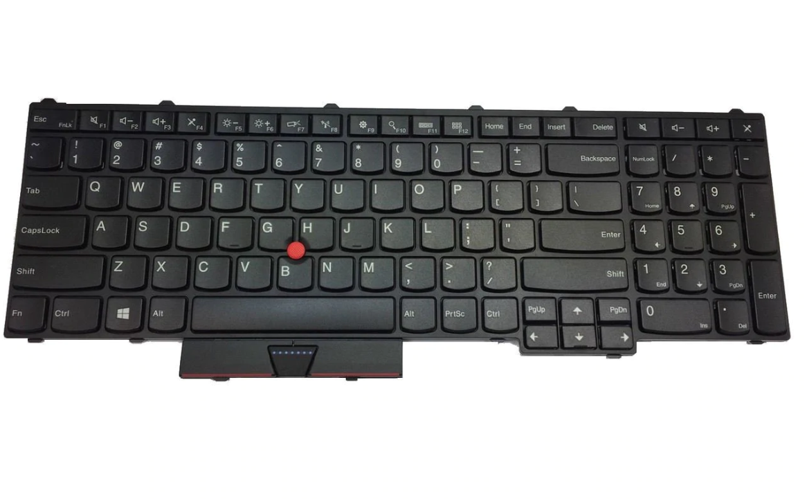 Tastatura laptop pentru Lenovo ThinkPad P50 P51 P70 P71 P52s, US International, fără iluminare, fără NumPad
